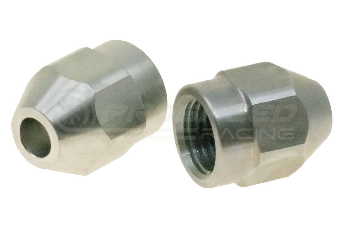 Raceworks 300 Series 3/16" Stainless Steel AN-3 Tube Nuts With Integrated Sleeves 2PK RWF-390-03SS