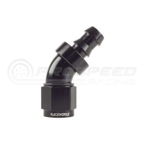 Raceworks 400 Series AN-6 Push Lock Hose End