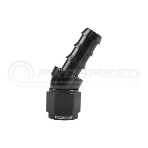 Raceworks 400 Series AN-6 Push Lock Hose End