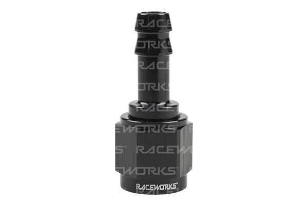 Raceworks AN-8 Female to Hose Barb Fitting