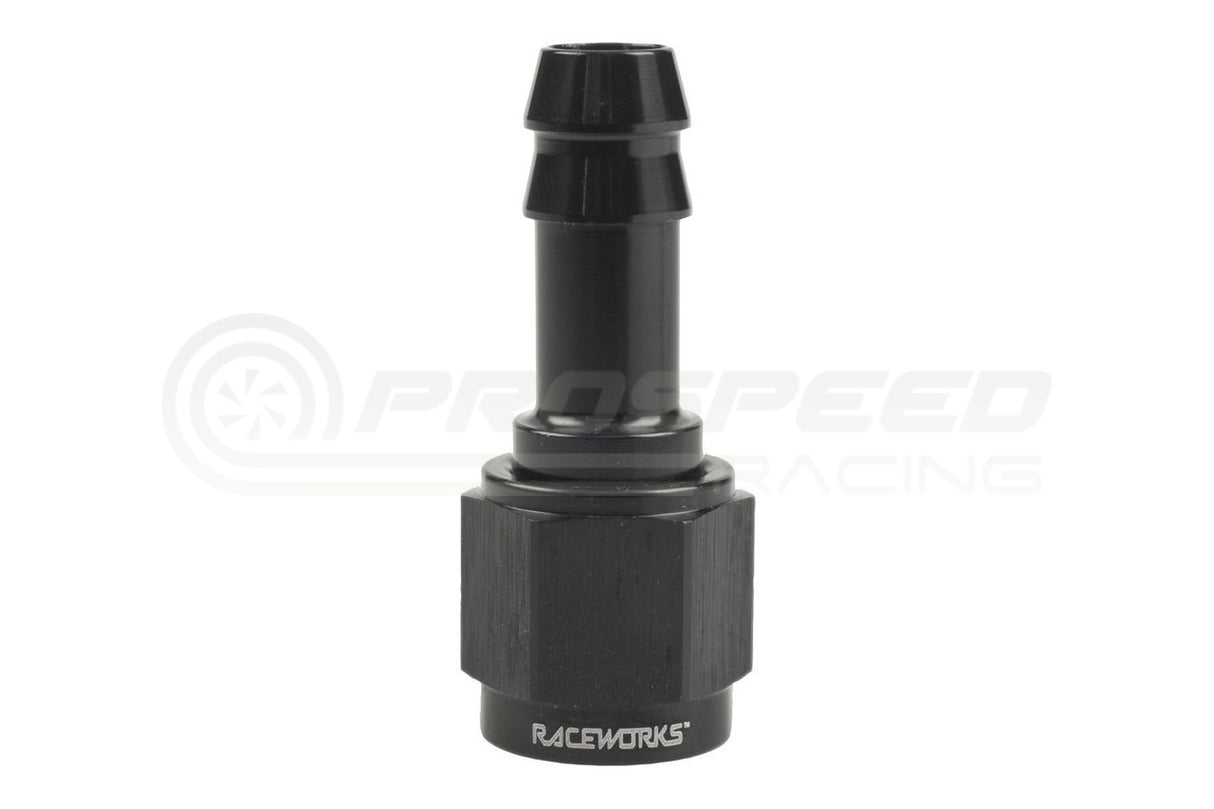 Raceworks AN-8 Female to Hose Barb Fitting