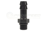 Raceworks AN-4 ORB to 3/8" Hose Barb Fitting Straight RWF-414-04-06BK | Pro Speed Racing