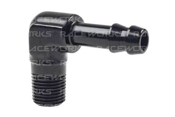 Raceworks Male 1/4" NPT to Hose Barb Fitting