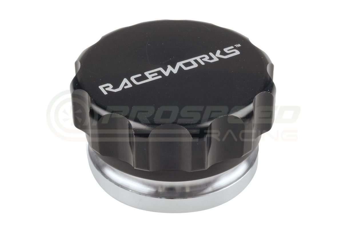 Raceworks Weld On Aluminium Filler With Black Female Cap