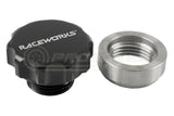 Raceworks Weld On Steel Diff Filler With Black Aluminium Male Cap 1" RWF-461-S-ABK | Pro Speed