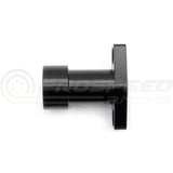 Raceworks Extended Turbo Drain Adaptor Female AN-10 ORB Black - Suit Small Turbo (38-44mm Slotted Holes)