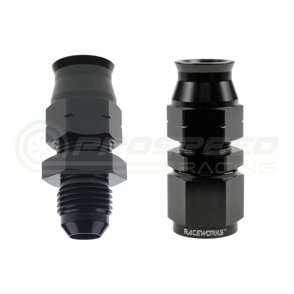 Raceworks 600 Series 5/16" Hard Line Hose End AN-6 RWF-618-06-05 | Pro Speed Racing