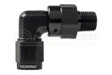 Raceworks AN-10 Female Swivel to NPT Male Swivel 90 Degree