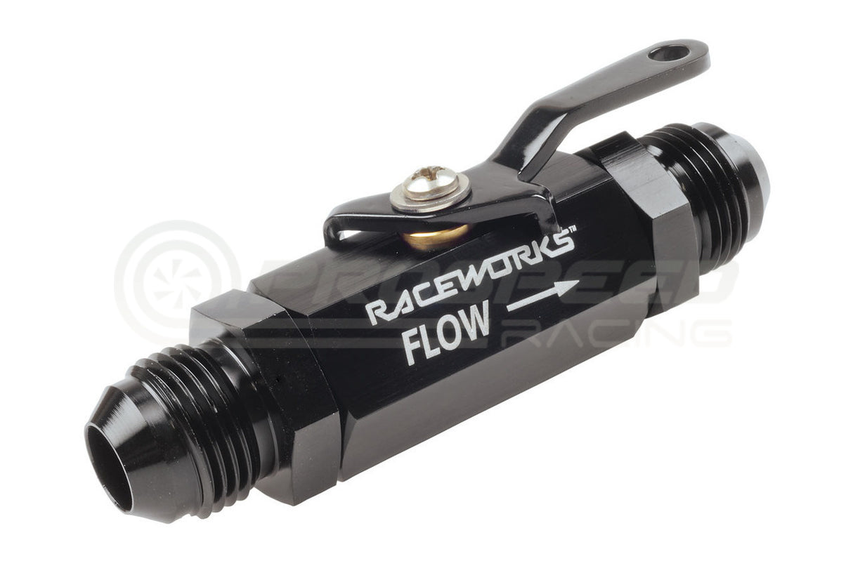 Raceworks AN Shut Off Valve