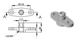 Raceworks OEM Fuel Rail FPR Adaptor AN-6