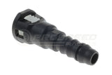 Raceworks Female SAE EFI Quick Connect to Hose Barb Fitting Plastic