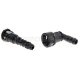 Raceworks Female SAE EFI Quick Connect to Hose Barb Fitting Plastic RWF-715-P | Pro Speed Racing