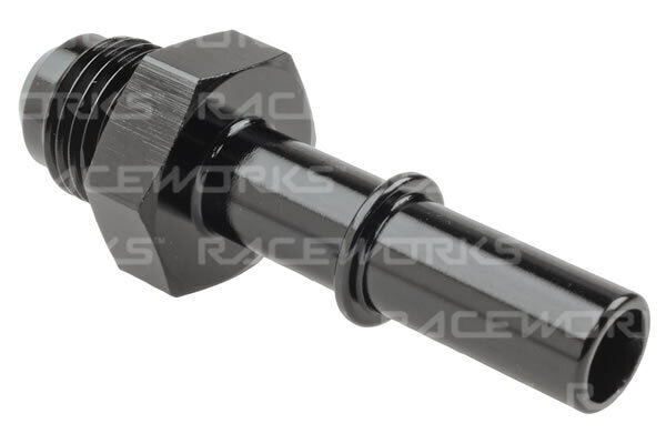 Raceworks Male SAE EFI Quick Connect to AN Male Flare Fitting