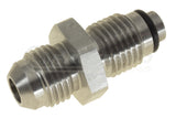Raceworks Stainless Steel AN-6 Male Flare Power Steering Adapter O-Ring Bump Tube