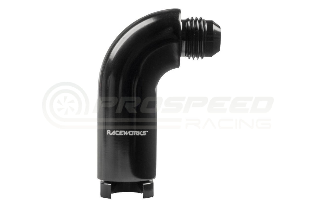 Raceworks Female SAE EFI Quick Connect to AN Male Flare Fitting (All Billet)