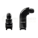 Raceworks Female SAE EFI Quick Connect to AN Male Flare Fitting (All Billet) RWF-803 | Pro Speed