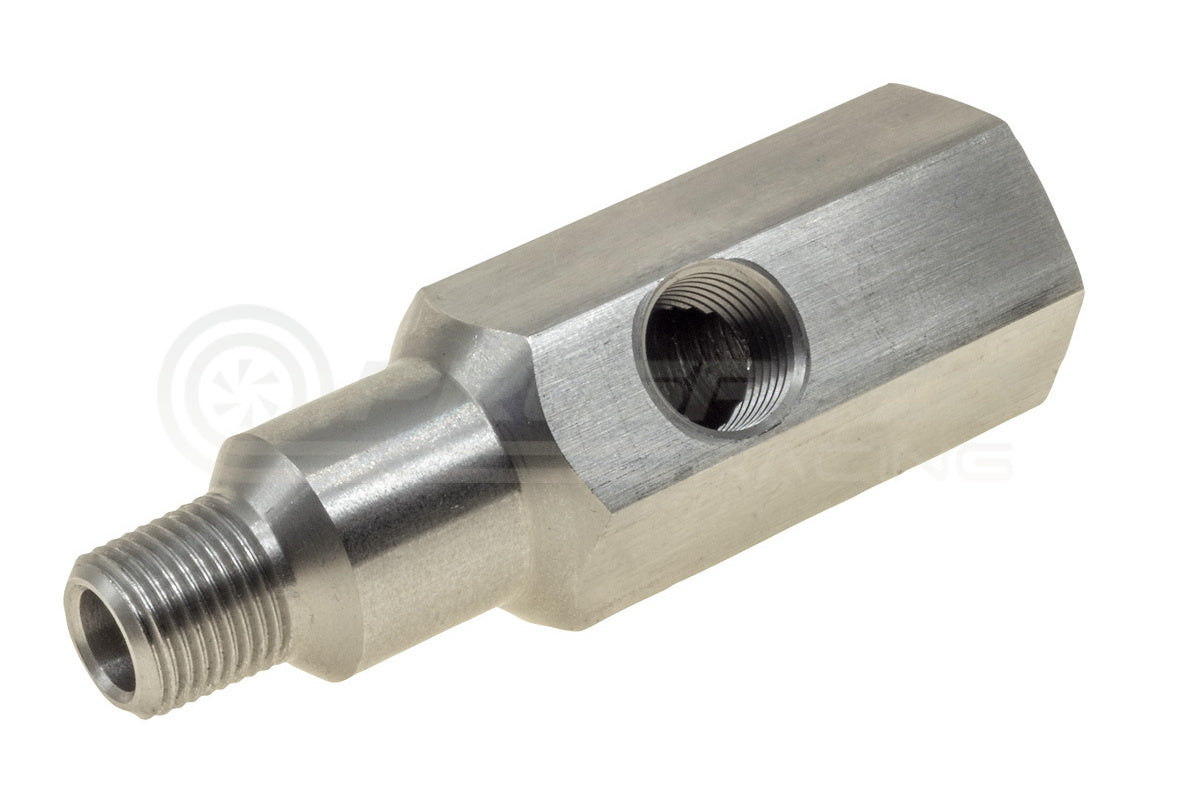 Raceworks Stainless Steel Inline Oil Pressure Tee/Gauge Adaptor With 1/8" NPT Port RWF-808 | PSR