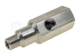 Raceworks Stainless Steel Inline Oil Pressure Tee/Gauge Adaptor With 1/8" NPT Port