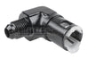 Raceworks Female SAE EFI Quick Connect to AN Male Flare Fitting (Plastic Insert)