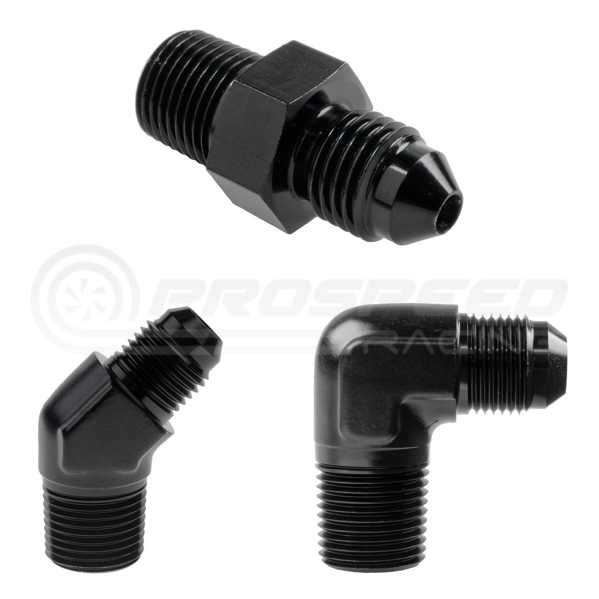 Raceworks AN-12 Male Flare to NPT Male Fitting RWF-816-12 | Pro Speed Racing