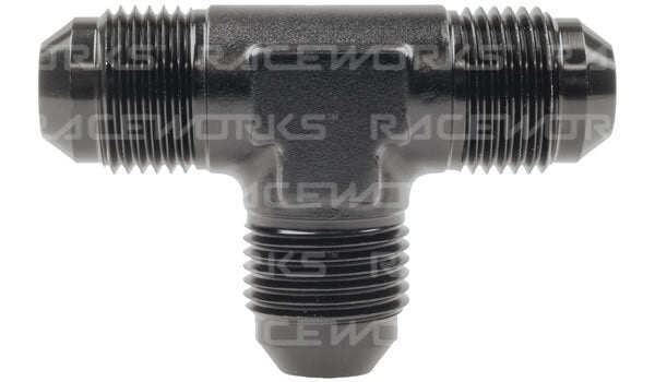 Raceworks AN Male Flare Tee Fitting