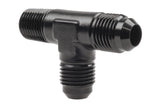 Raceworks AN Male Flare Tee Fitting With NPT Male Thread On Run