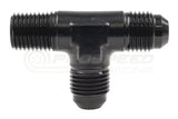 Raceworks AN Male Flare Tee Fitting With NPT Male Thread On Run RWF-826 | Pro Speed Racing