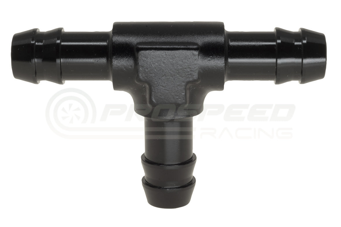 Raceworks Aluminium Hose Barb Fitting Tee RWF-851 | Pro Speed Racing