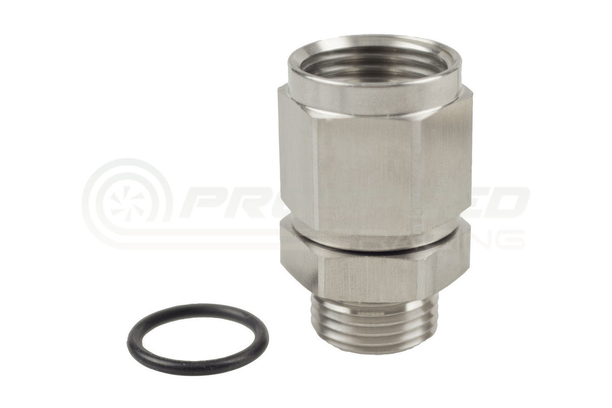 Raceworks Stainless Steel AN-8 Male ORB To AN-10 Female Swivel Adaptor High Flow Fitting RWF-907-10-
