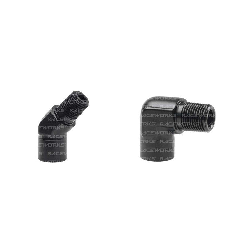Raceworks NPT Male to Female Elbow Fitting