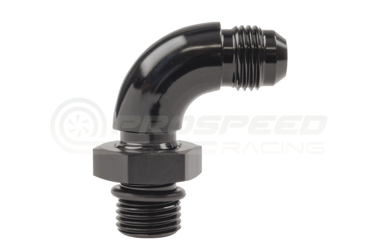Raceworks AN Male Flare to AN ORB O-Ring Boss Elbow Fitting
