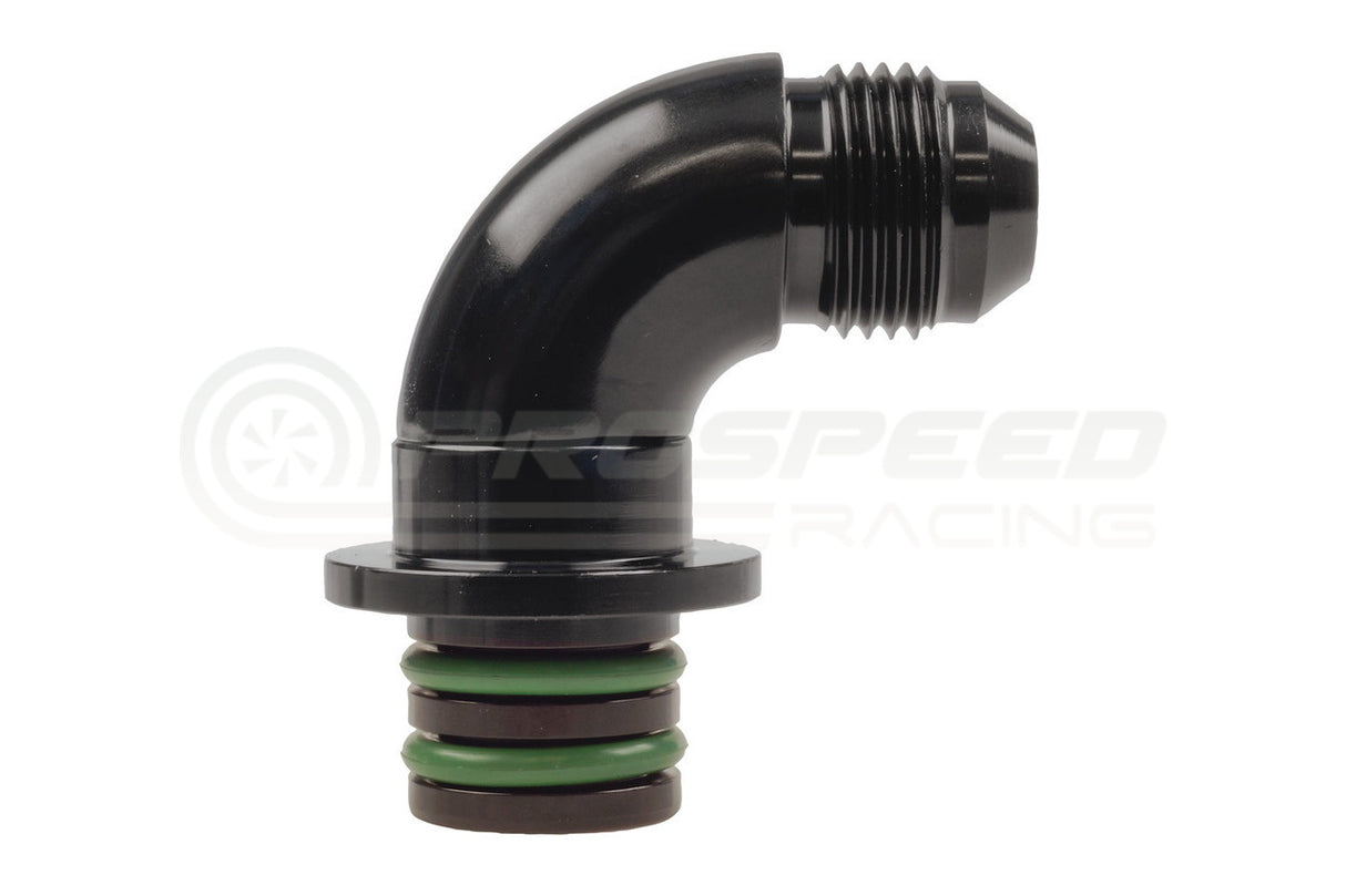 Raceworks Transmission Cooler Adaptor AN-8 90 Degree - Suits 6R Transmission (18.8mm O.D) RWF-922-6R