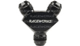 Raceworks AN Male Flare Y Block