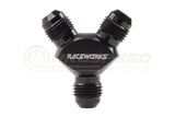 Raceworks AN Male Flare Y Block