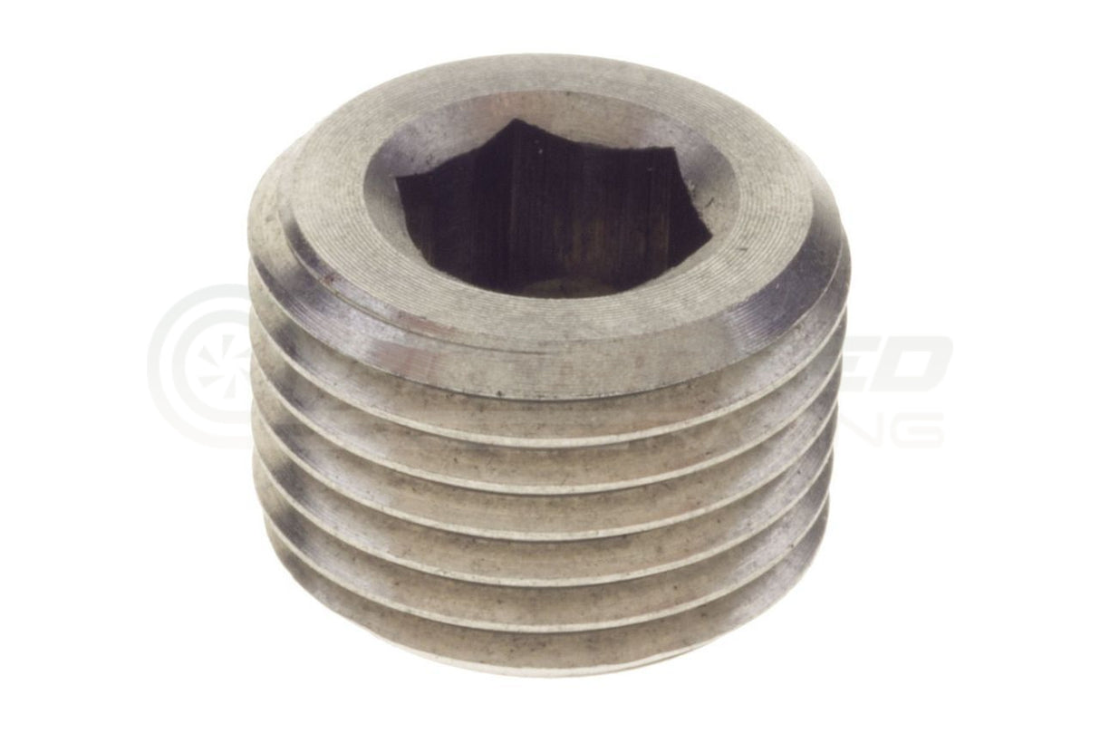 Raceworks Stainless Steel 1/8" NPT Male Plug Fitting RWF-932-02SS | Pro Speed Racing
