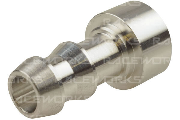 Raceworks Weld On Push Lock Tail Fitting Aluminium