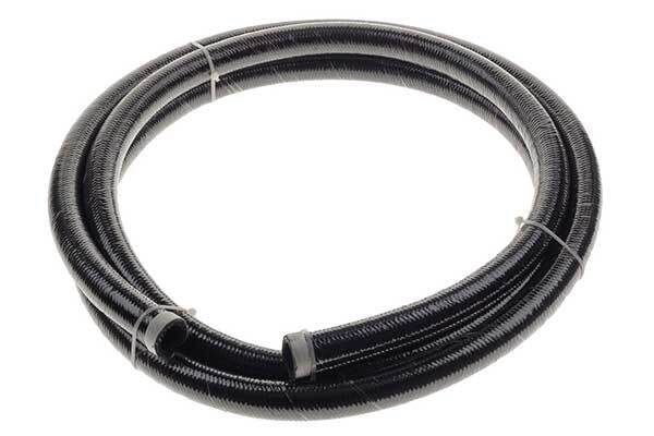 Raceworks 140 Series AN Black Stainless Steel Braided Cutter E85 Hose