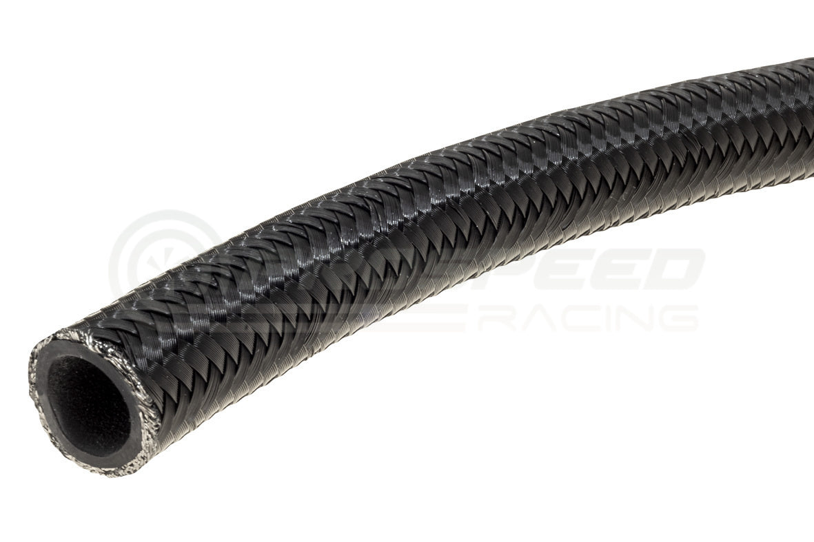 Raceworks 140 Series AN Black Stainless Steel Braided Cutter E85 Hose