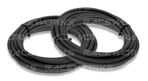 Raceworks 240 Series AN Black Nylon Braided Teflon PTFE E85 Hose