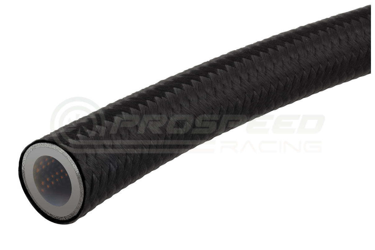 Raceworks 240 Series AN Black Nylon Braided Teflon PTFE E85 Hose