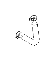 Subaru Genuine Coolant Bypass Hose