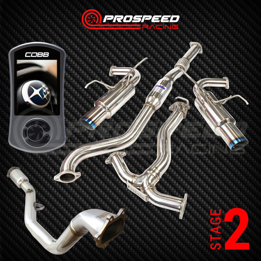 Stage 2 Pack: Cobb Accessport/Invidia N1 Turbo Back - Subaru WRX 08-14/STI 11-14 (Sedan) | Pro Speed