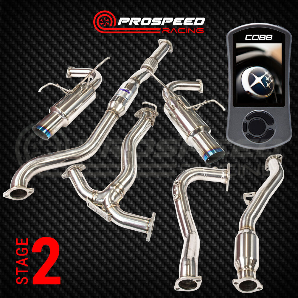 Stage 2 Pack: Cobb Accessport/Invidia N1 Turbo Back - Subaru WRX VA 15-21 | Pro Speed Racing