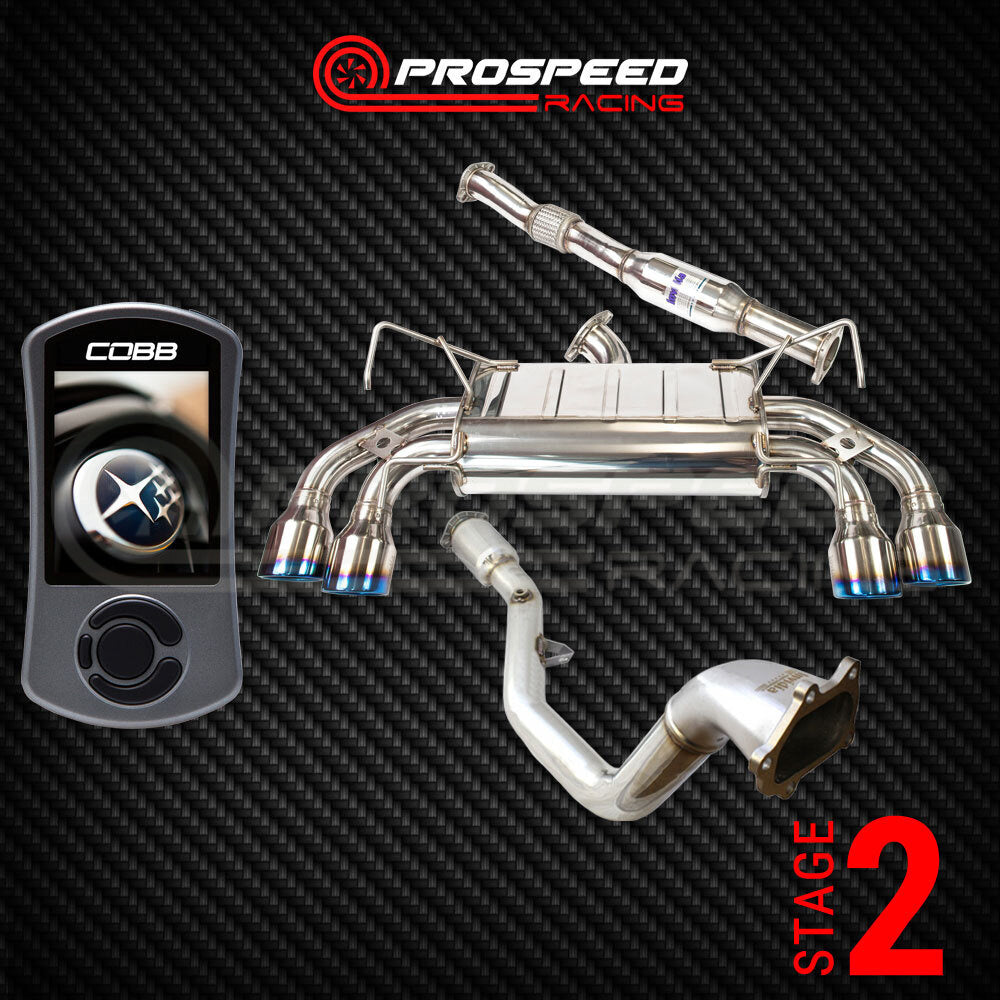 Stage 2 Pack: Cobb Accessport/Invidia Q300 Turbo Back - Subaru WRX 11-14/STI 08-14 (Hatch) | PSR