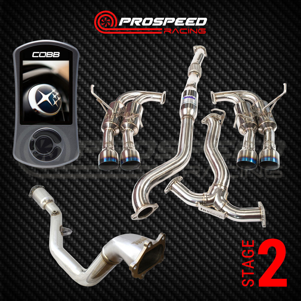 Stage 2 Pack: Cobb Accessport/Invidia R400 Turbo Back - Subaru WRX/STI 11-14 (Sedan) | Pro Speed
