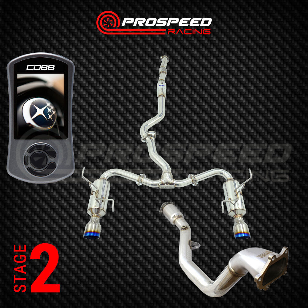 Stage 2 Pack: Cobb Accessport/Invidia R400 Turbo Back - Subaru WRX 08-10 (Sedan) | Pro Speed Racing