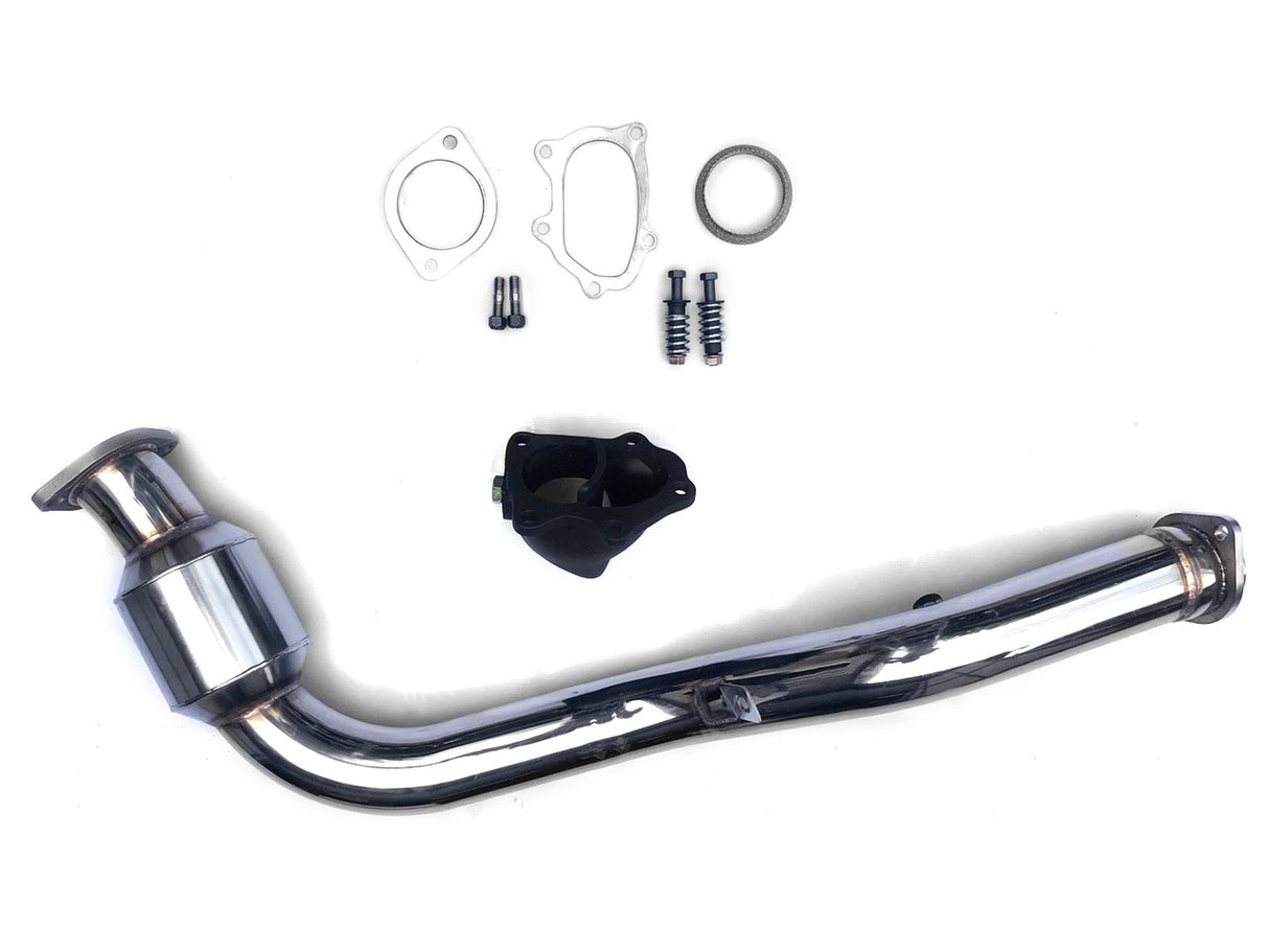 AVO Turbo 3" Catted Twin Scroll Down-Pipe