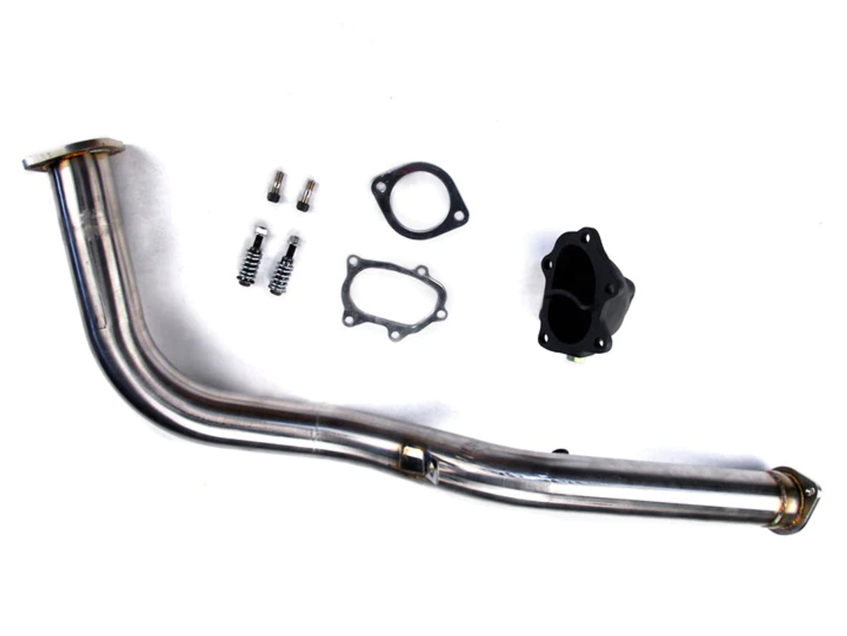AVO 3" Catless Down Pipe - Twin Scroll