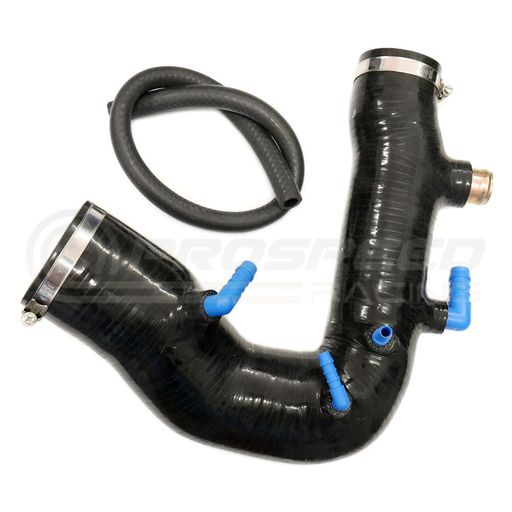 AVO 1 Piece Silicone Turbo Inlet/MAF Pipe Black - Subaru WRX/STI 01-07 S2A00G41BBLKA