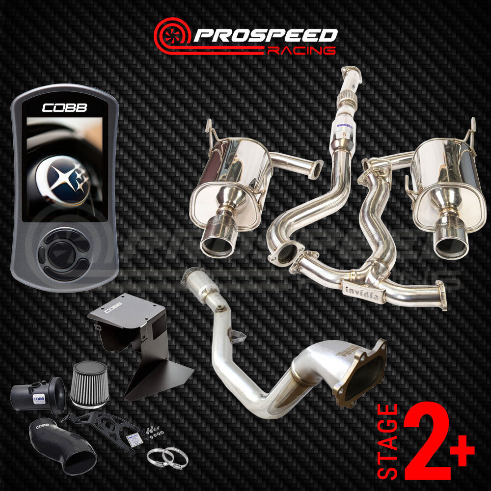 Stage 2+ Pack: Cobb Accessport/SF Intake/Invidia Q300 Turbo Back - Subaru WRX 08-10 (Sedan) | PSR